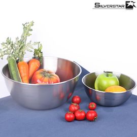[SILVERSTAR] Stainless Steel Mixing Bowl Set(Excluding the lid) – Durable, Stain & Odor Resistant, Built-In Measuring Scale, No-Spill Water Nozzle Design - Made in Korea